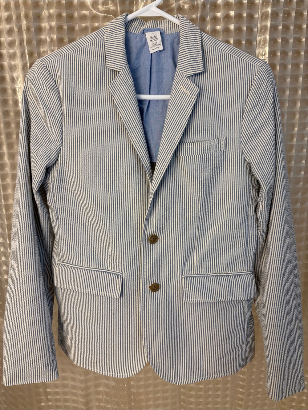 Boys seersucker blazer